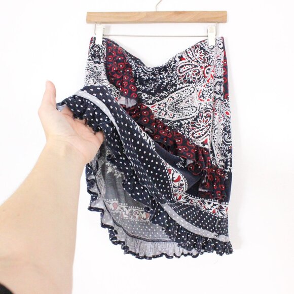 *Notthesame Printed Ruffle Midi Skirt - Picture 4 of 5